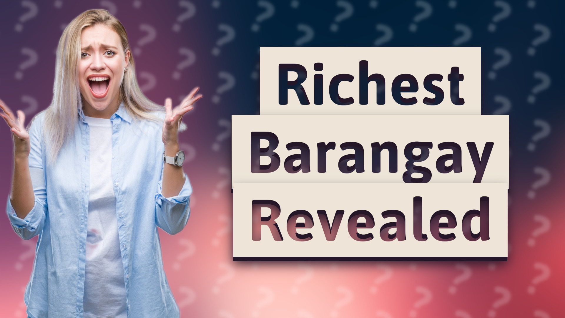 Richest Barangay Revealed