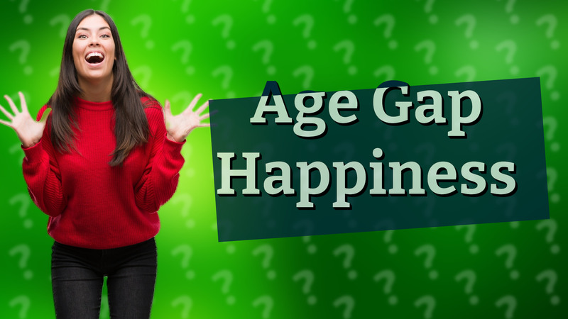 Age Gap Happiness