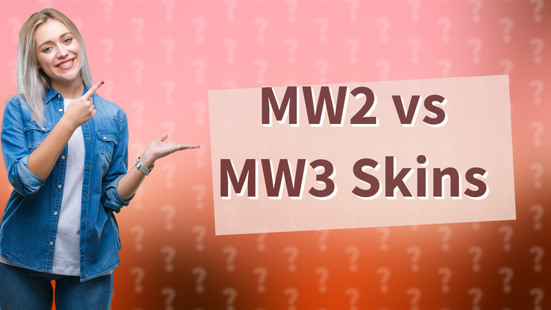 MW2 vs MW3 Skins