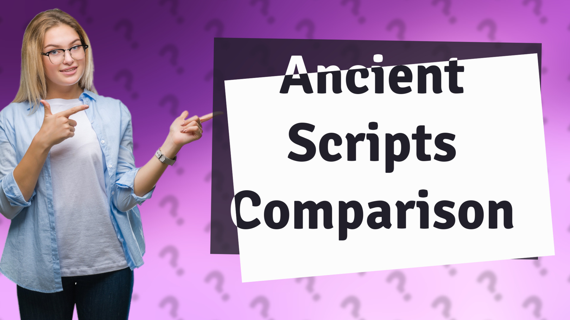 Ancient Scripts Comparison