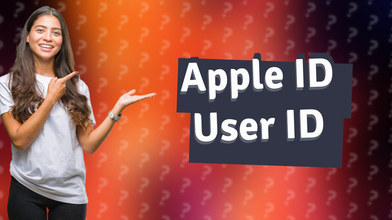 Apple ID User ID