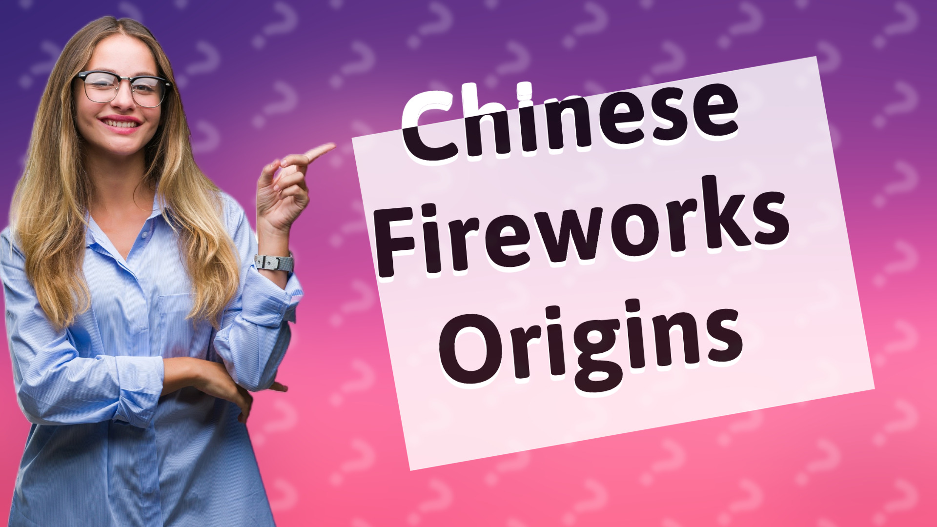 Chinese Fireworks Origins