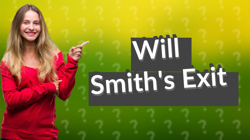 Will Smith's Exit