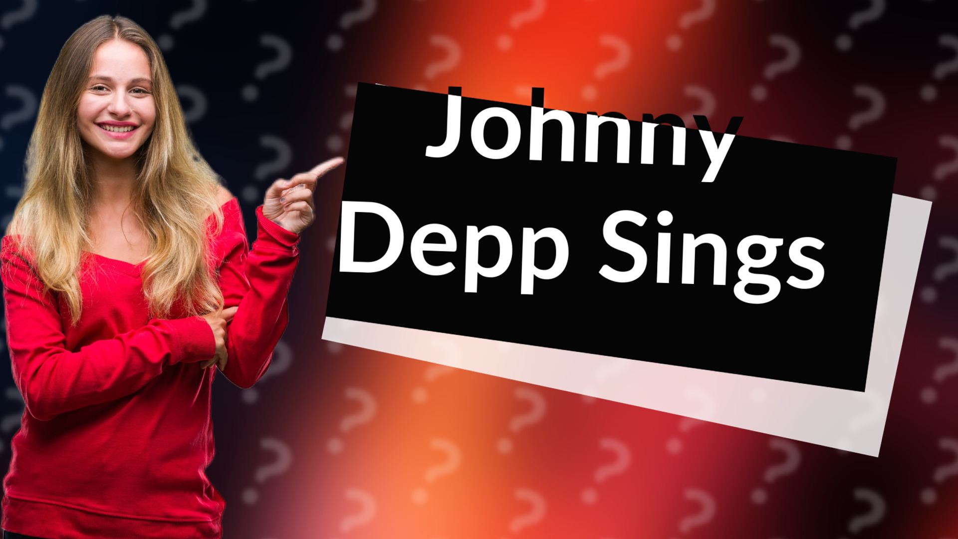Johnny Depp Sings