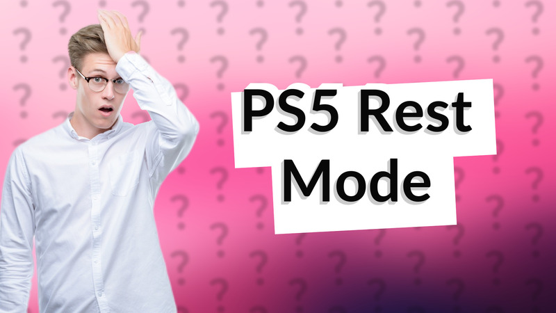 PS5 Rest Mode