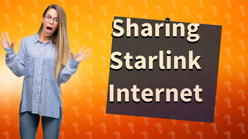 Sharing Starlink Internet