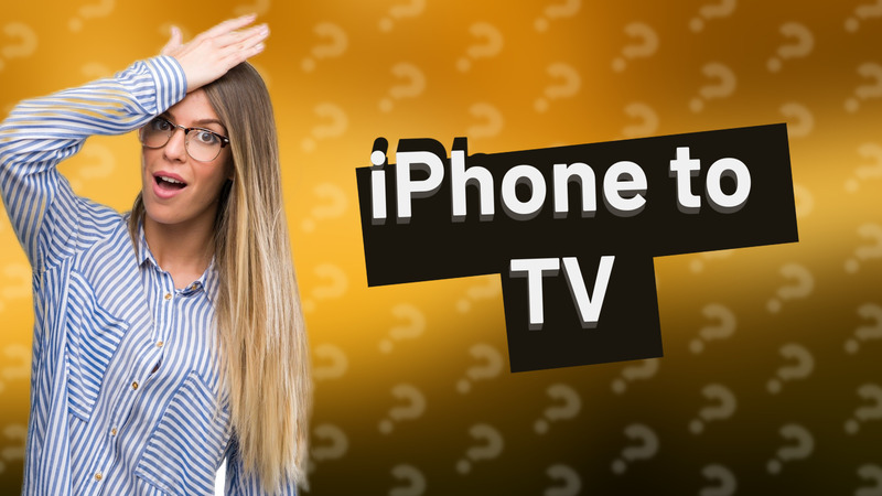 iPhone to TV
