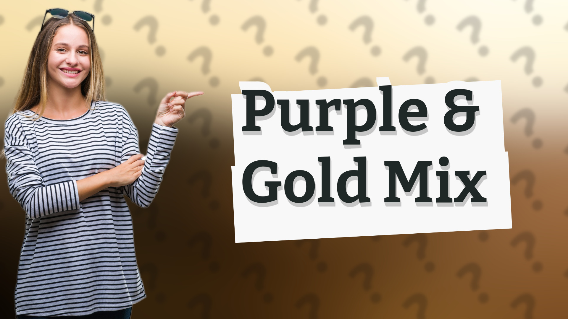 Purple & Gold Mix