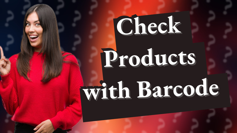 Check Products with Barcode