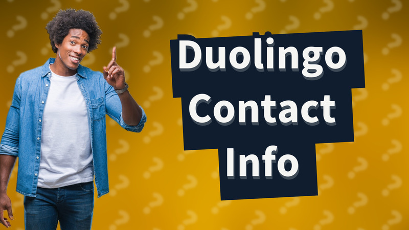Duolingo Contact Info