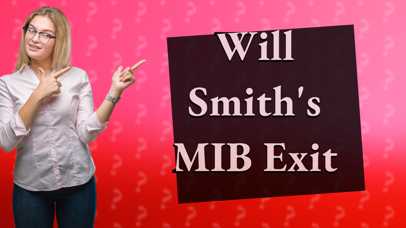 Will Smith's MIB Exit