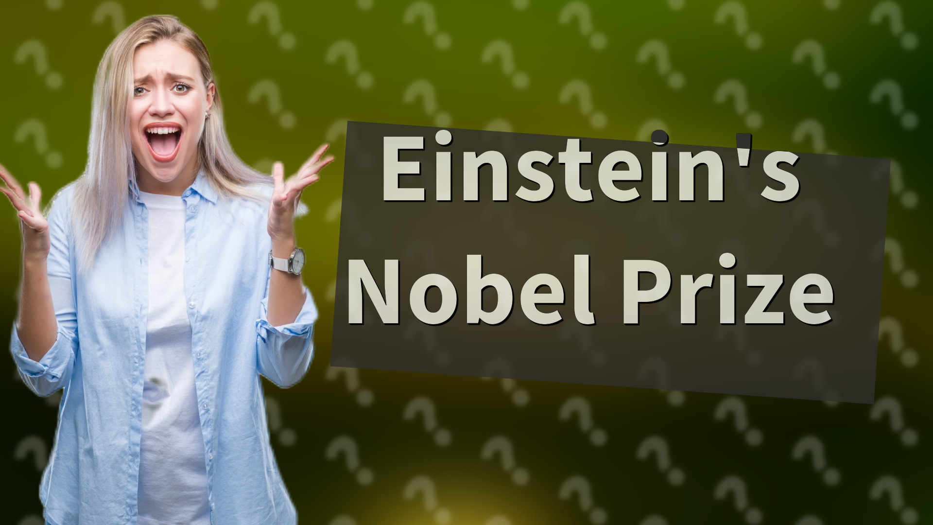 Einstein's Nobel Prize