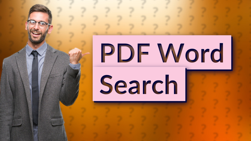 PDF Word Search
