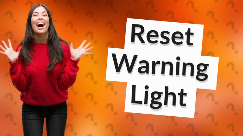 Reset Warning Light