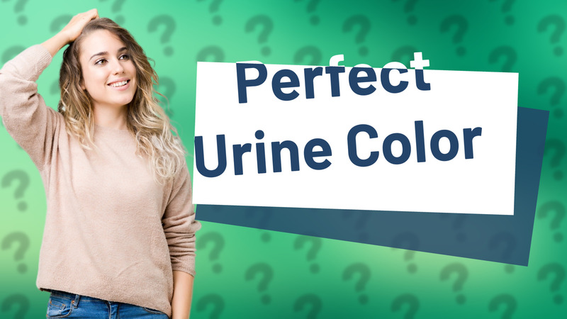 Perfect Urine Color
