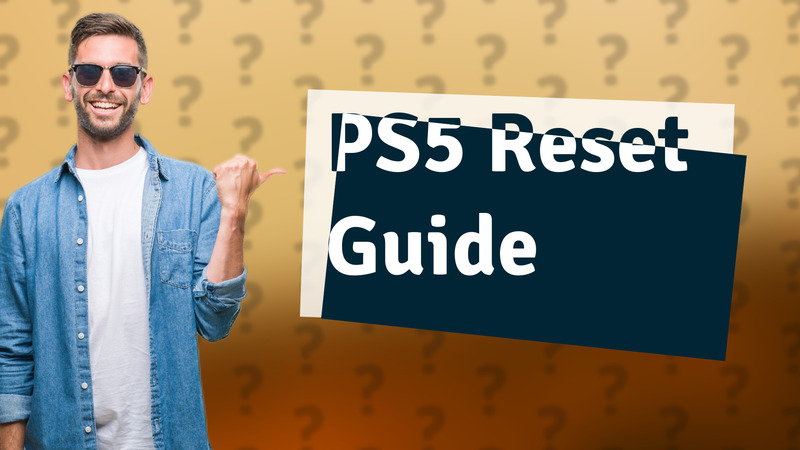 PS5 Reset Guide