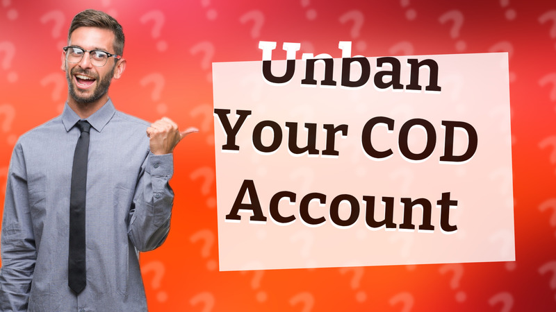 Unban Your COD Account