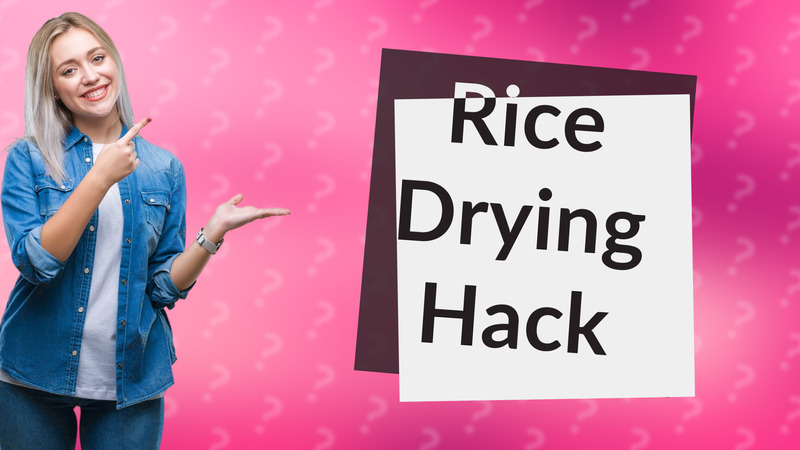 Rice Drying Hack