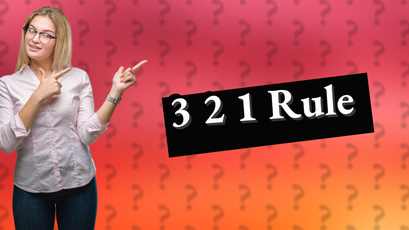 3 2 1 Rule