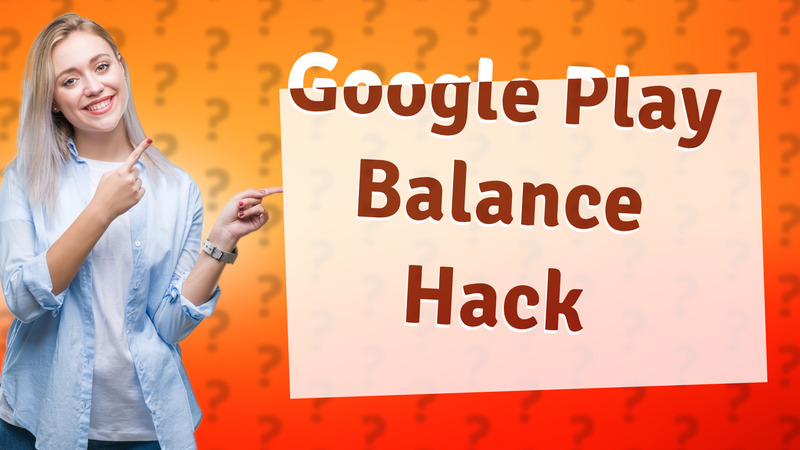Google Play Balance Hack