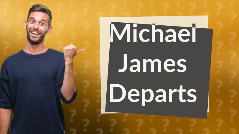Michael James Departs