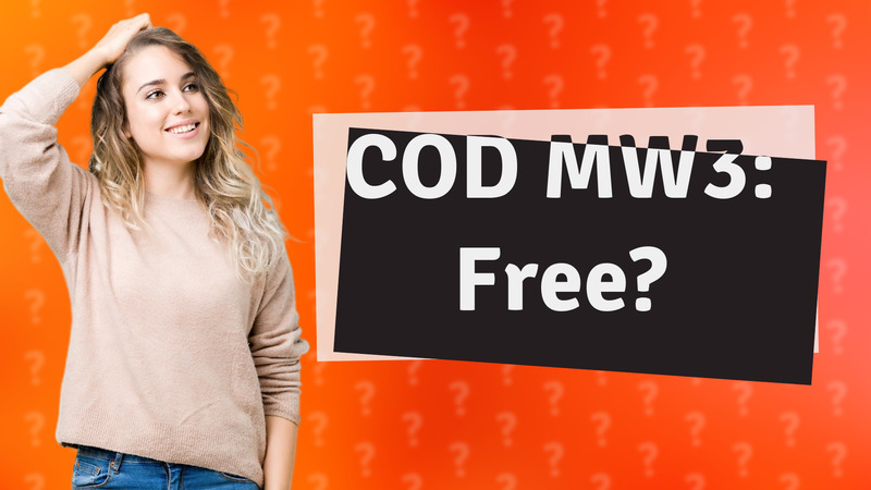 COD MW3: Free?
