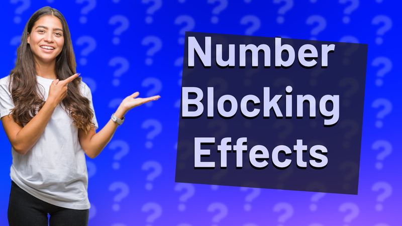 Number Blocking Effects
