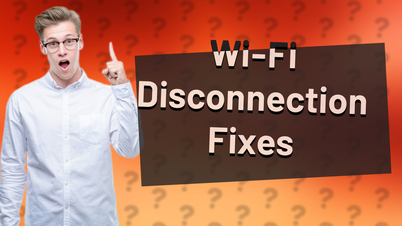 Wi-Fi Disconnection Fixes