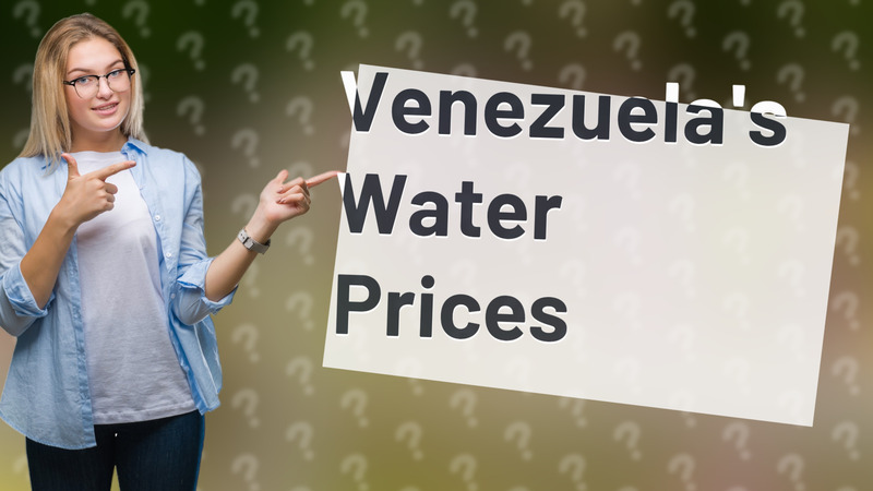 Venezuela's Water Prices