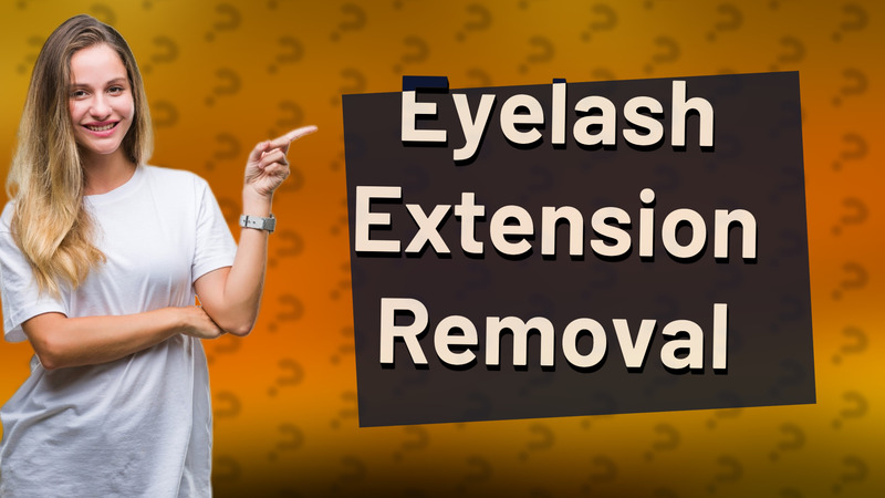 Eyelash Extension Removal