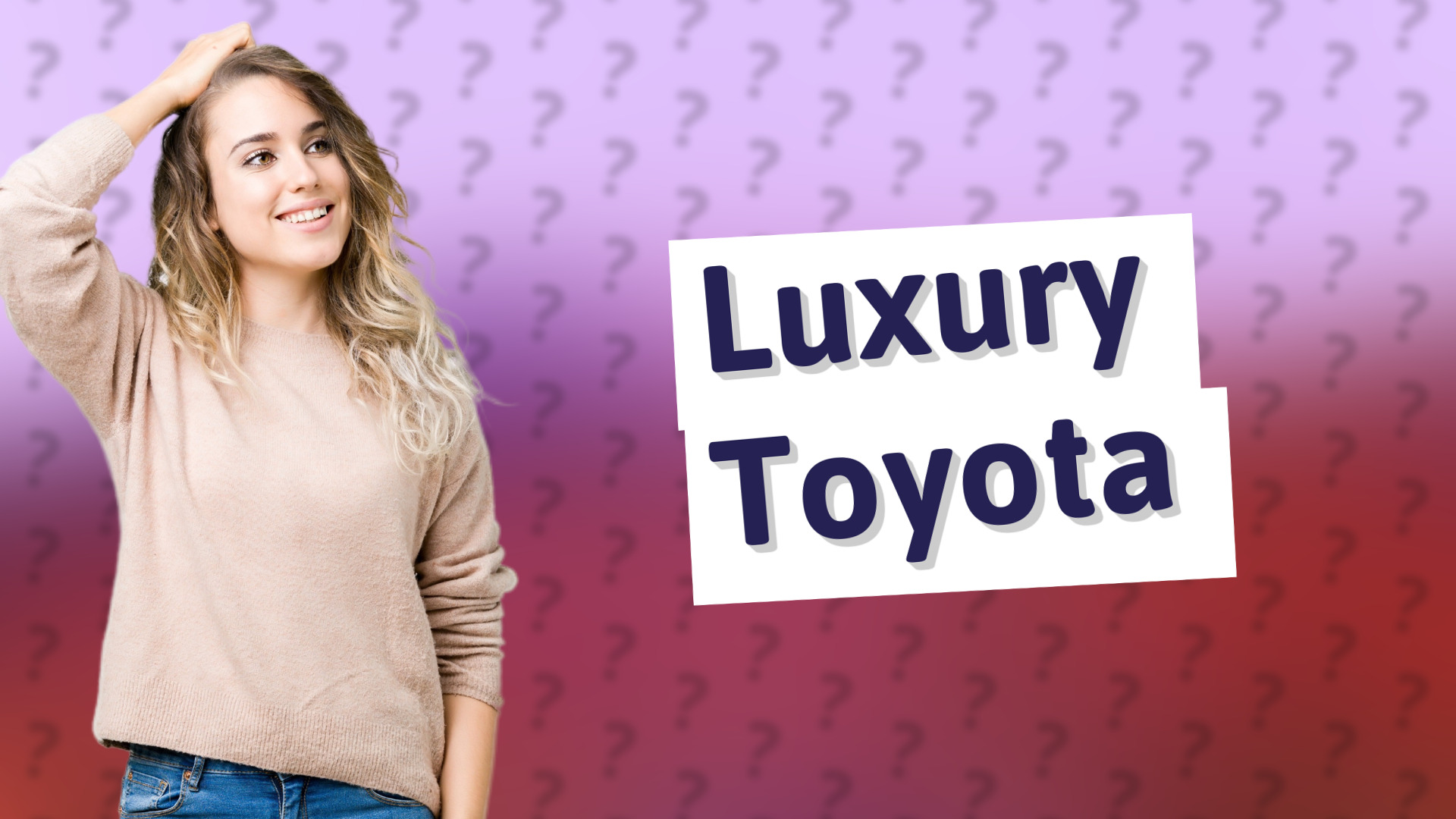 Luxury Toyota