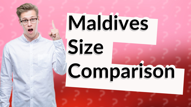 Maldives Size Comparison