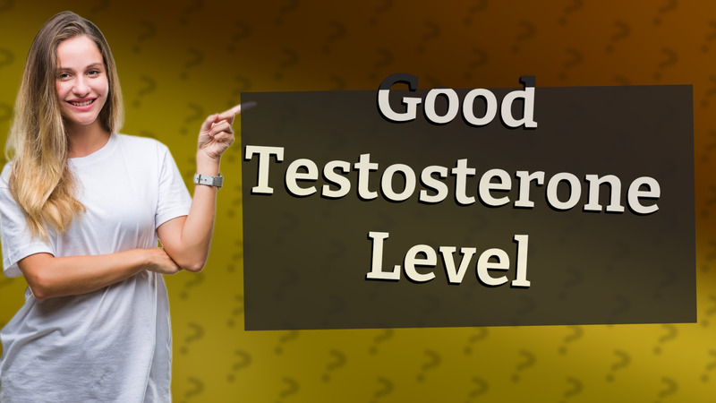 Good Testosterone Level