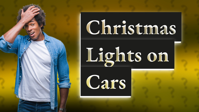 Christmas Lights on Cars