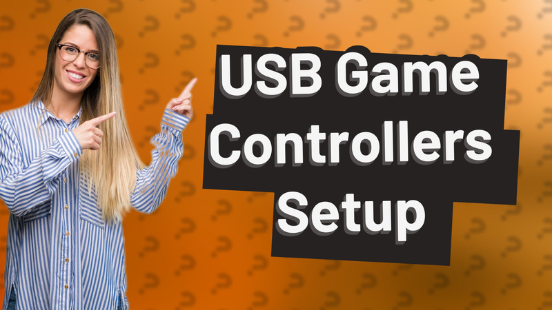 USB Game Controllers Setup