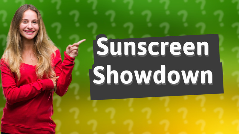 Sunscreen Showdown