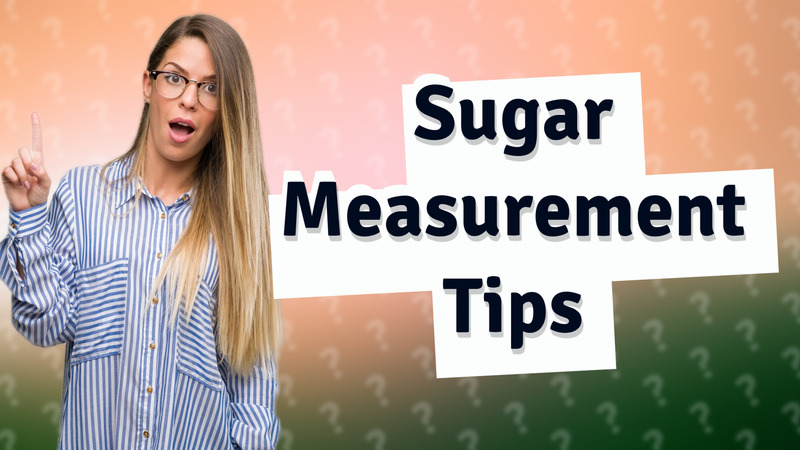 Sugar Measurement Tips