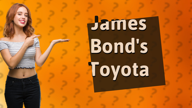James Bond's Toyota