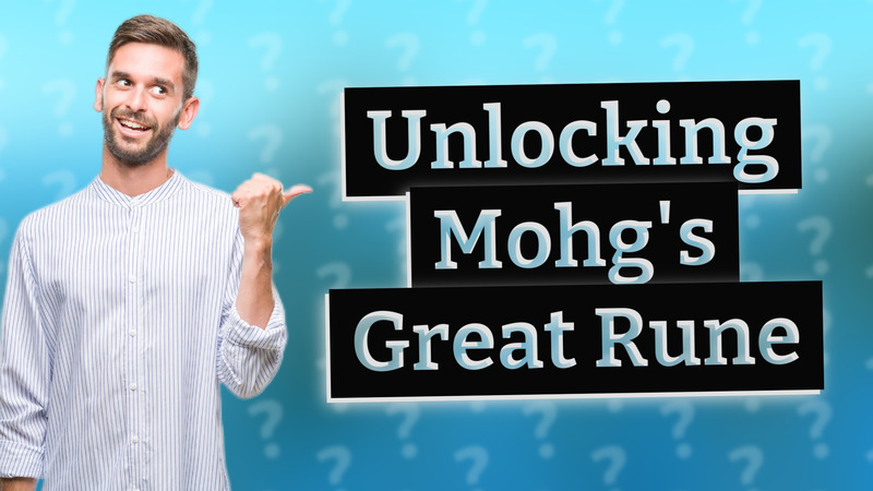Unlocking Mohg's Great Rune