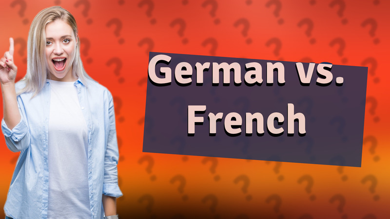 German vs. French