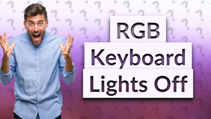 RGB Keyboard Lights Off