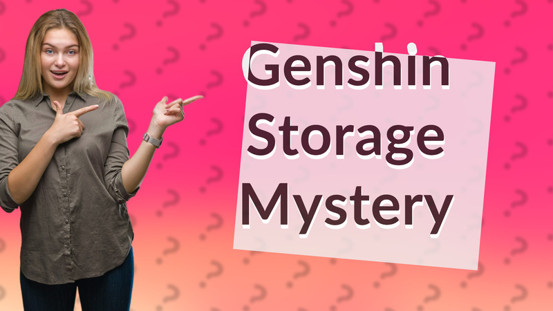 Genshin Storage Mystery