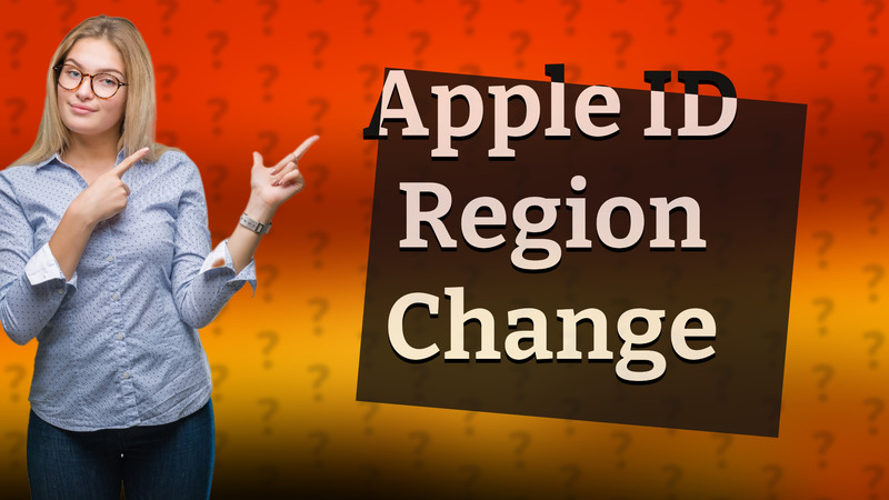 Apple ID Region Change