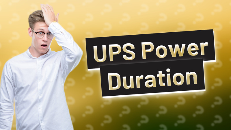 UPS Power Duration