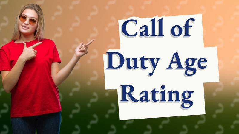 Call of Duty Age Rating