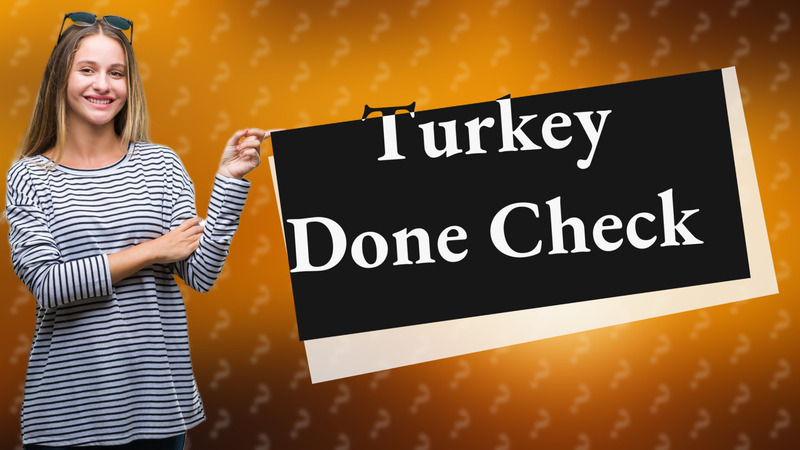 Turkey Done Check