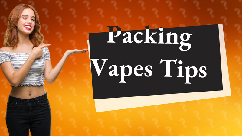 Packing Vapes Tips