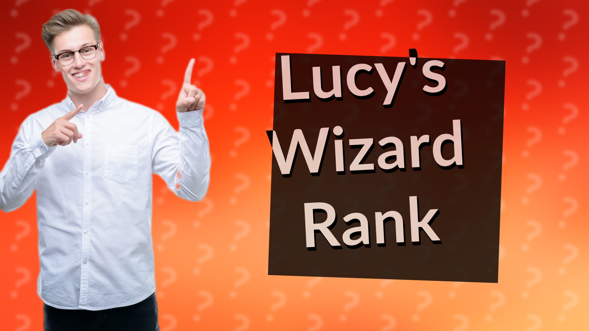 Lucy's Wizard Rank