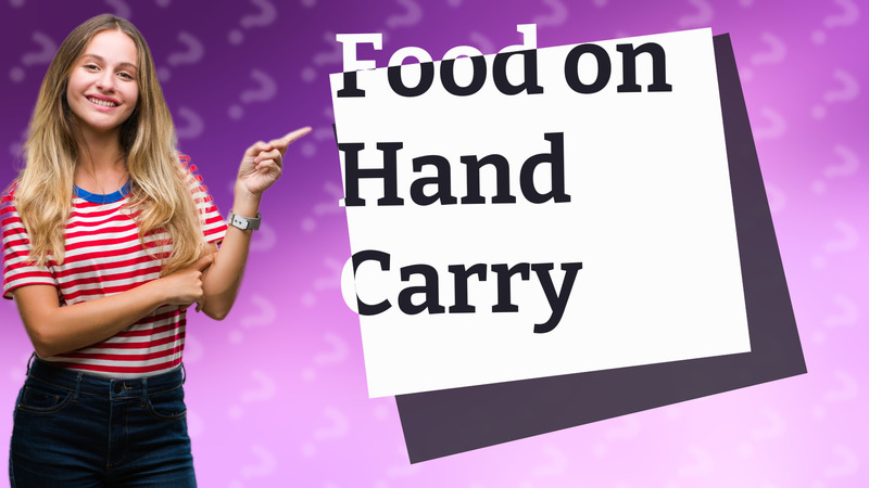 Food on Hand Carry