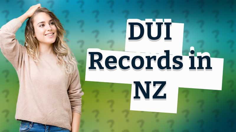 DUI Records in NZ